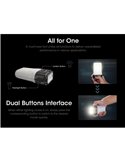 Linterna de Mano LED LR70 Muy Potente 3000Lm 300m Alcance Batería 10,000mAh IP67