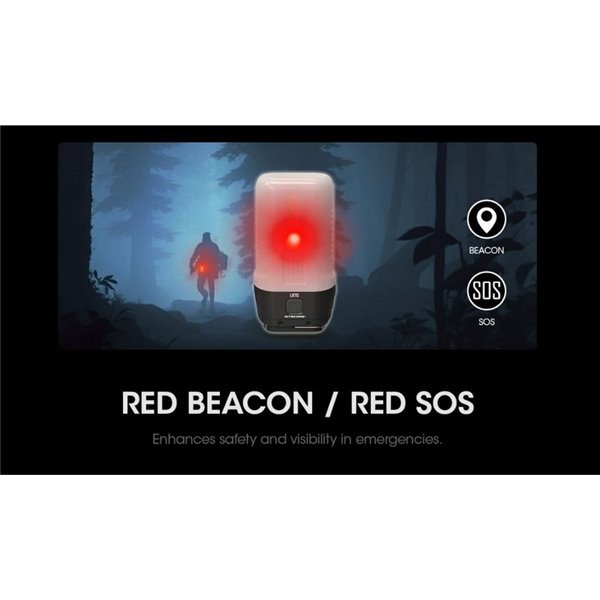 Linterna de Mano LED LR70 Muy Potente 3000Lm 300m Alcance Batería 10,000mAh IP67