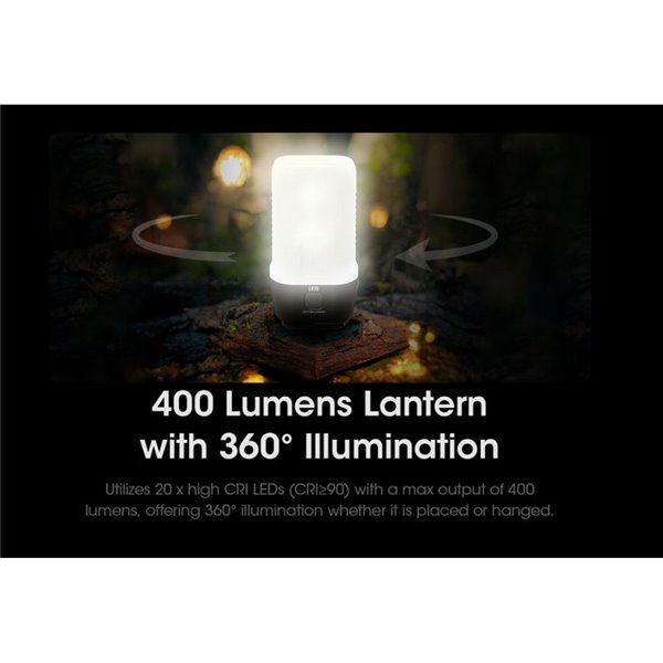 Linterna de Mano LED LR70 Muy Potente 3000Lm 300m Alcance Batería 10,000mAh IP67