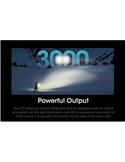 Lampe de poche LED LR70 très puissante 3000Lm portée 300m batterie 10 000mAh IP67