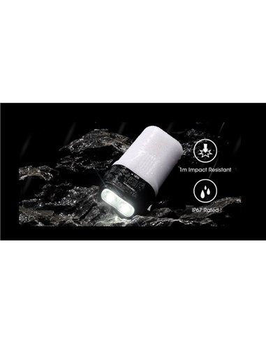 Linterna de Mano LED LR70 Muy Potente 3000Lm 300m Alcance Batería 10,000mAh IP67