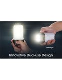 Linterna de Mano LED LR70 Muy Potente 3000Lm 300m Alcance Batería 10,000mAh IP67