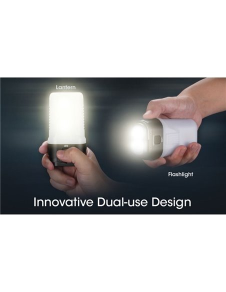 Lampe de poche LED LR70 très puissante 3000Lm portée 300m batterie 10 000mAh IP67