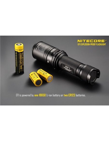 Lampe de poche LED EF1 830 Lumens Portée 270 mètres IP54