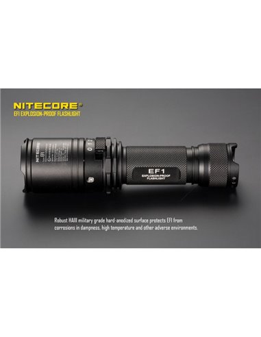 Linterna de Mano EF1 LED 830 Lúmenes 270 metros Alcance IP54