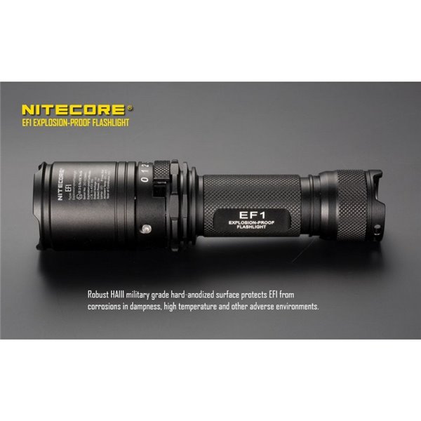 Lampe de poche LED EF1 830 Lumens Portée 270 mètres IP54