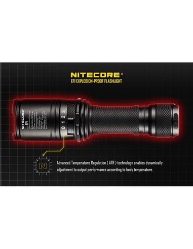 Lanterna Manual LED EF1 830 Lumens 270 metros Alcance IP54