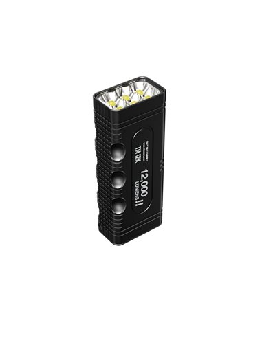 Lanterna LED portátil TM12K muito potente 12.000Lm 250m alcance IP68