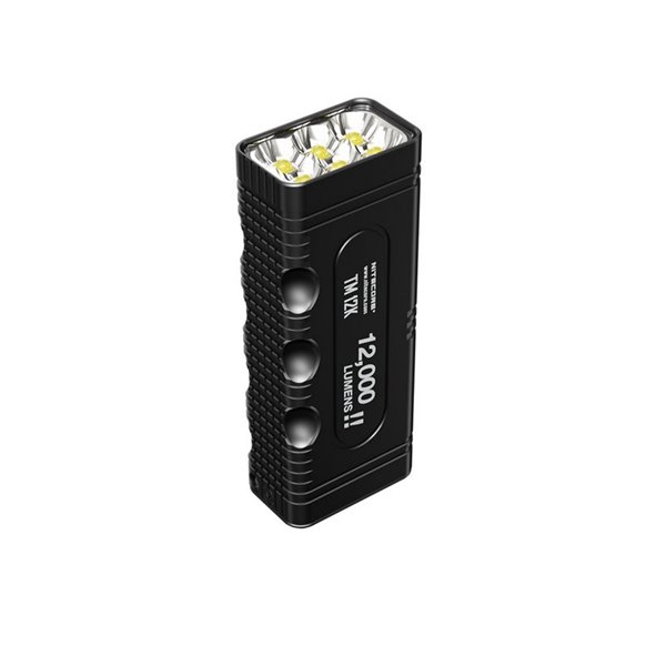 Linterna LED de mano TM12K Muy Potente 12.000Lm 250m Alcance IP68