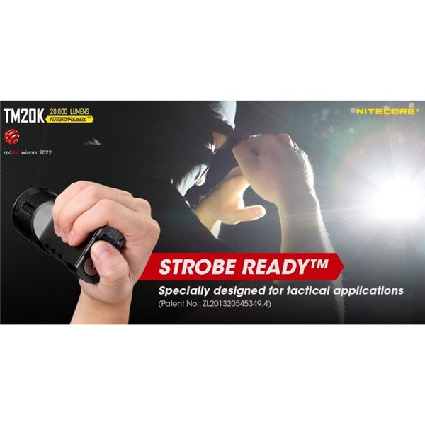 Linterna de mano LED TM20K Súper Potente 20.000Lm 290m Alcance IP68