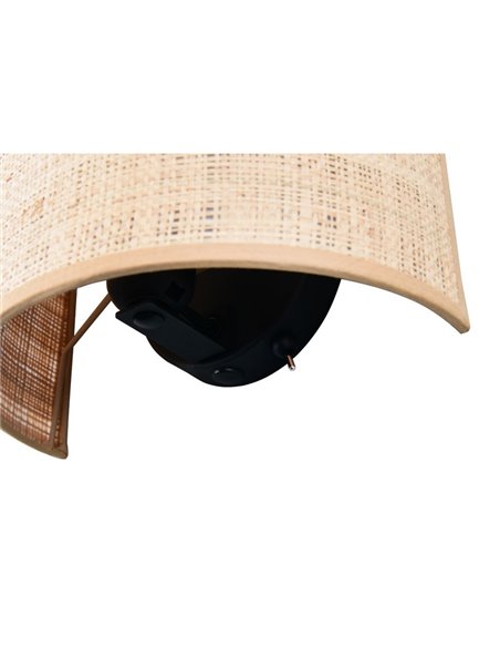 Aplique de Pared AIMEE Pantalla natural Bombilla excl. 1x E27 max. 10W IP20