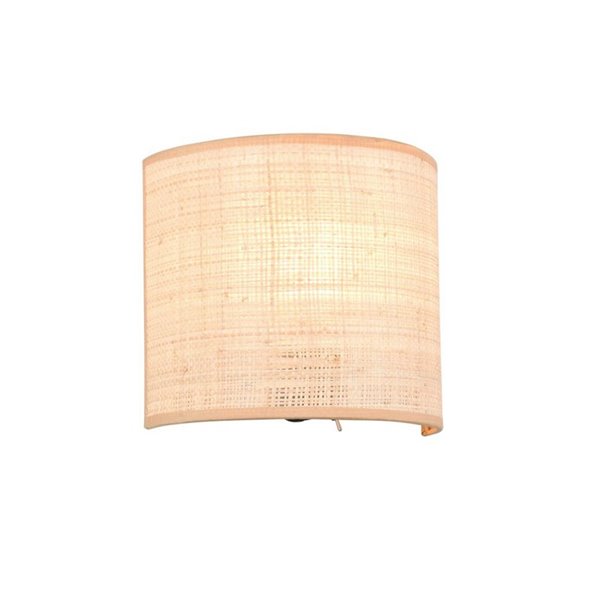 Aplique de Pared AIMEE Pantalla natural Bombilla excl. 1x E27 max. 10W IP20