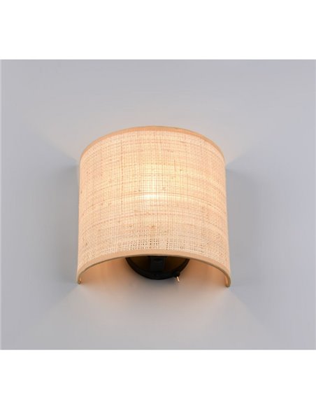 Aplique de Pared AIMEE Pantalla natural Bombilla excl. 1x E27 max. 10W IP20