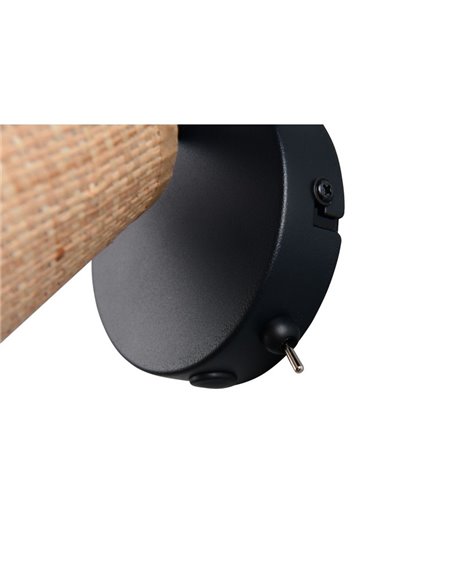 Foco de Techo o Pared AIMEE Pantalla Natural Bombilla excl. 1x E14 max. 10W IP20