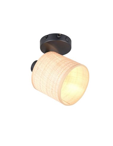 Foco de Techo o Pared AIMEE Pantalla Natural Bombilla excl. 1x E14 max. 10W IP20