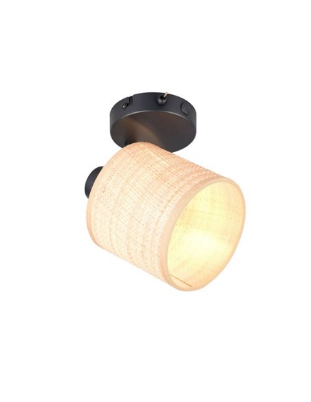 Foco de Techo o Pared AIMEE Pantalla Natural Bombilla excl. 1x E14 max. 10W IP20