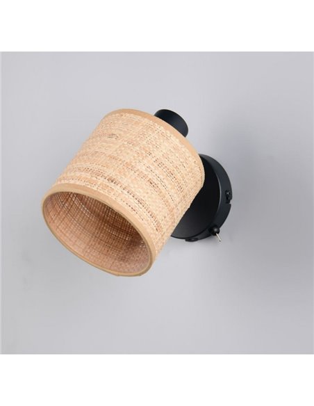 Foco de Techo o Pared AIMEE Pantalla Natural Bombilla excl. 1x E14 max. 10W IP20