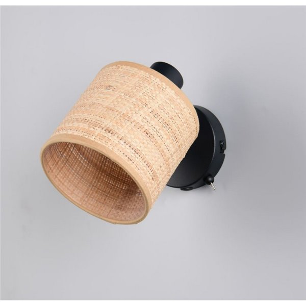 Foco de Techo o Pared AIMEE Pantalla Natural Bombilla excl. 1x E14 max. 10W IP20