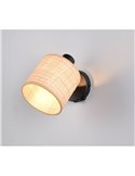 Foco de Techo o Pared AIMEE Pantalla Natural Bombilla excl. 1x E14 max. 10W IP20