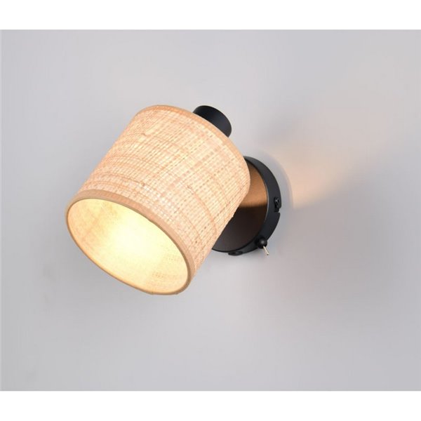 Foco de Techo o Pared AIMEE Pantalla Natural Bombilla excl. 1x E14 max. 10W IP20