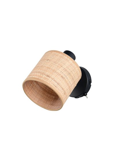 Foco de Techo o Pared AIMEE Pantalla Natural Bombilla excl. 1x E14 max. 10W IP20