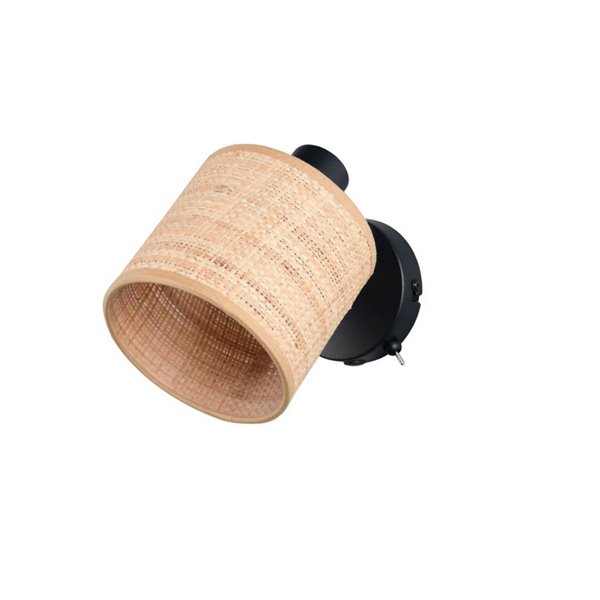Foco de Techo o Pared AIMEE Pantalla Natural Bombilla excl. 1x E14 max. 10W IP20