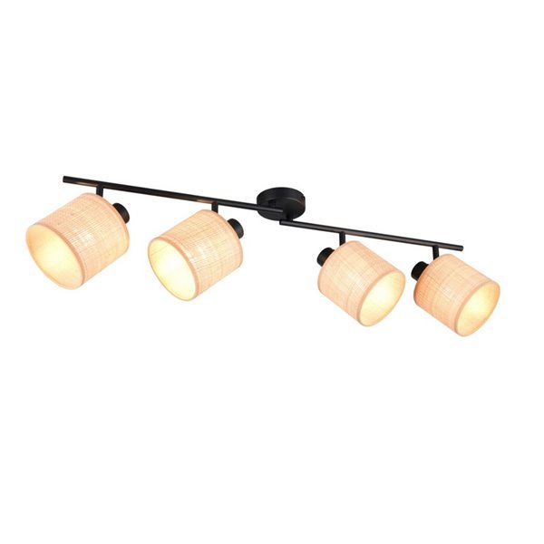 Regleta de Techo 4 Focos ajustables AIMEE Bombillas excl. 4x E14 max. 10W IP20