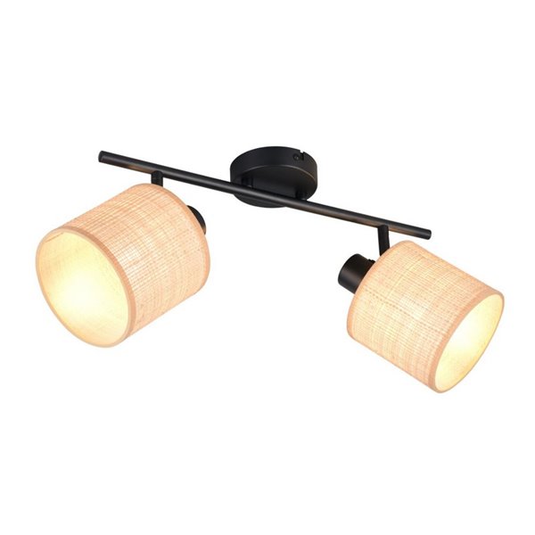 Regleta de Techo 2 Focos ajustables AIMEE Bombillas excl. 2x E14 max. 10W IP20