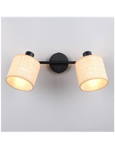 Regleta de Techo 2 Focos ajustables AIMEE Bombillas excl. 2x E14 max. 10W IP20 2