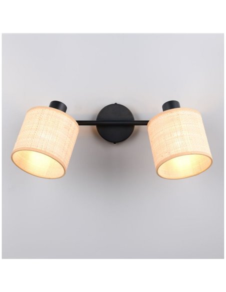 Faixa de teto 2 focos ajustáveis Lâmpadas AIMEE excl. 2x E14 máx. 10W IP20