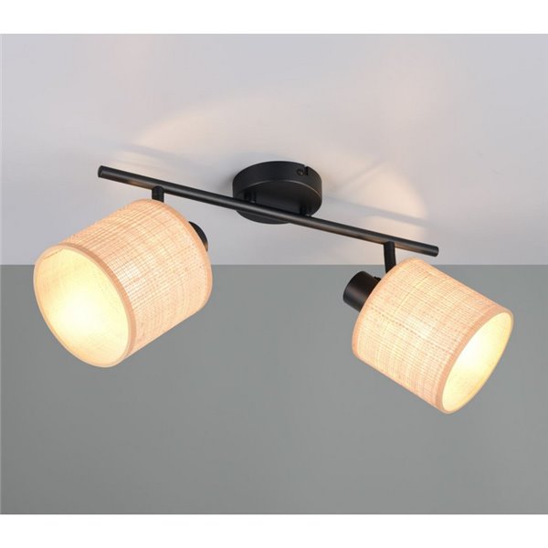 Regleta de Techo 2 Focos ajustables AIMEE Bombillas excl. 2x E14 max. 10W IP20