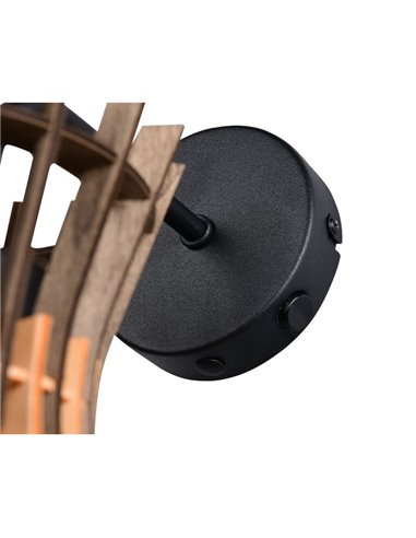 Aplique de Pared ALICE Acabado madera natural Bombilla excl. 1x E27 max. 10W IP20