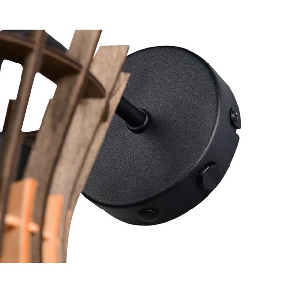 Aplique de Pared ALICE Acabado madera natural Bombilla excl. 1x E27 max. 10W IP20