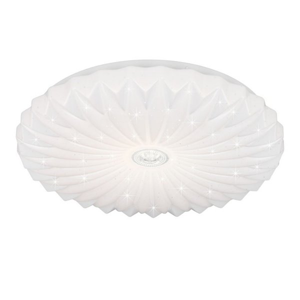 Luz de teto LED regulável, função de memória 18W 1900Lm 2700-6000K efeito estrela