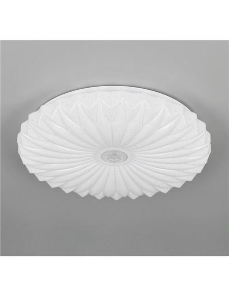 Luz de teto LED regulável, função de memória 18W 1900Lm 2700-6000K efeito estrela