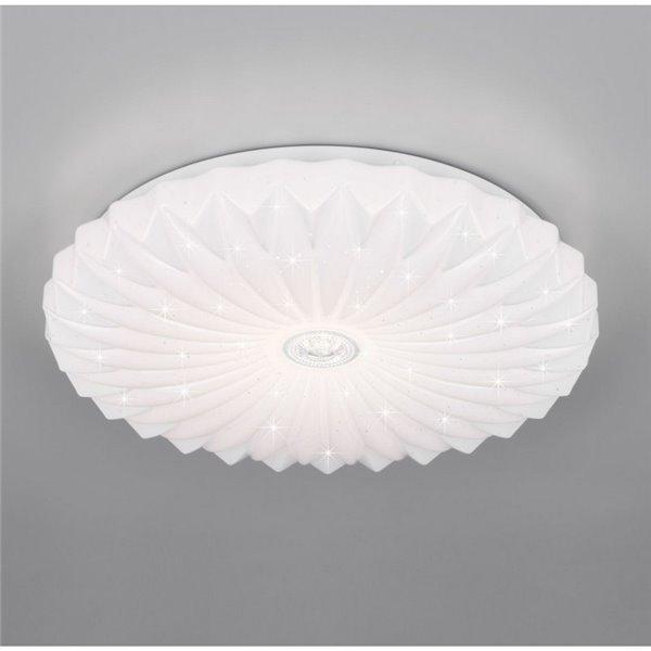 Luz de teto LED regulável, função de memória 18W 1900Lm 2700-6000K efeito estrela