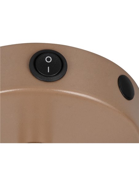 BIDAR Applique Murale Métallique Ampoule excl. 1x E14 max. 10W IP20