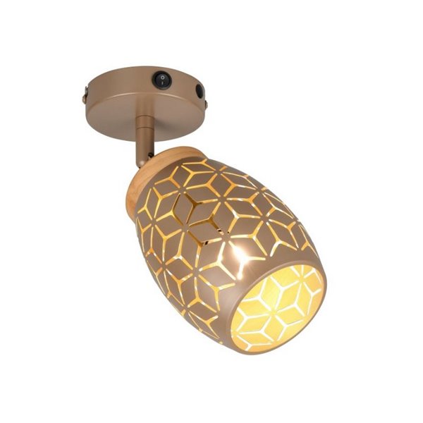 Lâmpada de parede metálica BIDAR excl. 1x E14 máx. 10W IP20