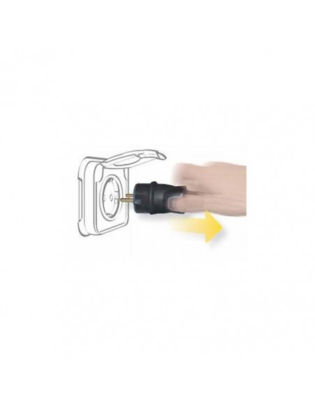 Base 2P+T 16A IP44 - Caucho Resistente - Uso Profesional 050197