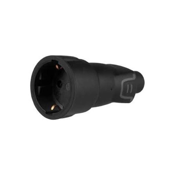 Base 2P+T 16A IP44 - Caucho Resistente - Uso Profesional 050197