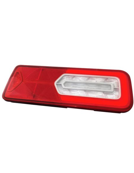 VIGNAL Feu Arrière LED LC12 - 12V - 24V - Clignotant Dynamique et Catadioptrique pour Fourgon ou Camion Rigide