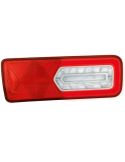 Piloto Trasero LED VIGNAL LC12 - 12V - 24V - Intermitente Dinámico y Catadióptrico para Furgoneta o Camión Rigido