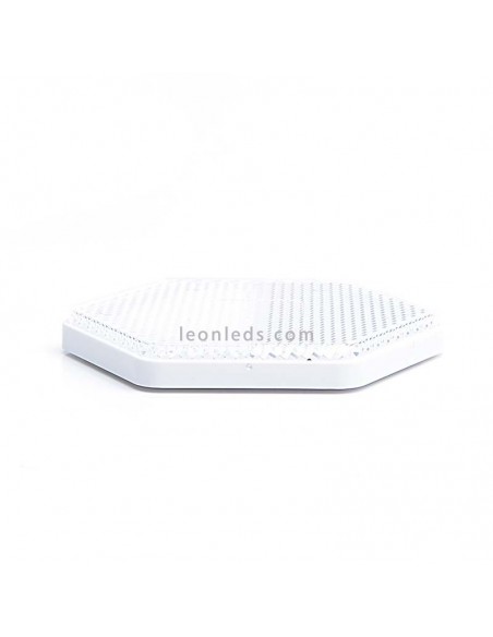 Catadióptrico Hexagonal Adhesivo 3 Colores Blanco Naranja y Rojo de Was | LeonLeds