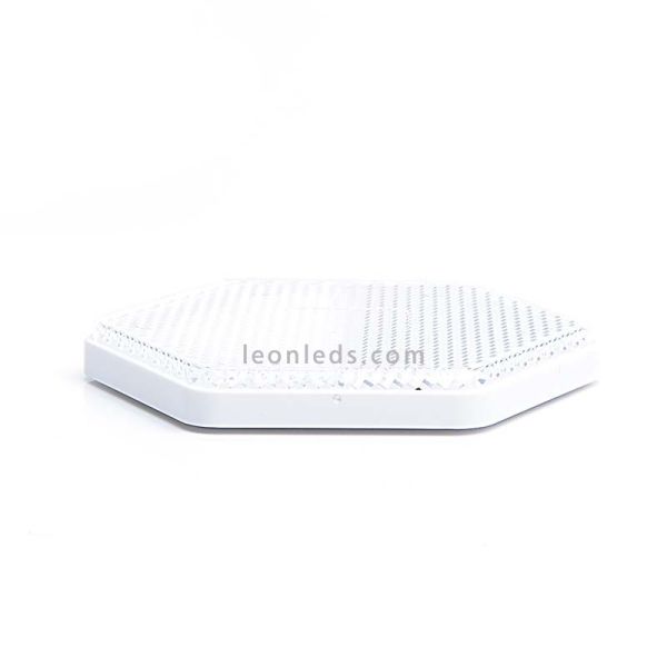 Catadióptrico Hexagonal Adhesivo 3 Colores Blanco Naranja y Rojo de Was | LeonLeds