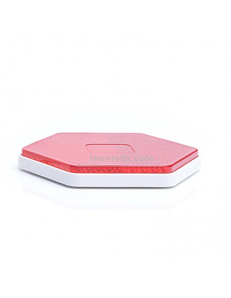 Catadióptrico Hexagonal Adhesivo 3 Colores Blanco Naranja y Rojo de Was | LeonLeds