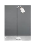 BIDAR Lampadaire Interrupteur à pédale Ampoule excl. 1x E27 max. 10W IP20 Blanc