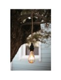 Pack de 10 Bombillas E27 para uso exterior e interior, de filamento, color ámbar, 220V ST64 1.5W 
