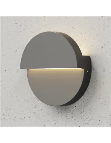 Aplique LED exterior VALOR EU, ultraeficiente, antracita 4,3W 800Lm, 2700K, 2 luces, estanco al agua