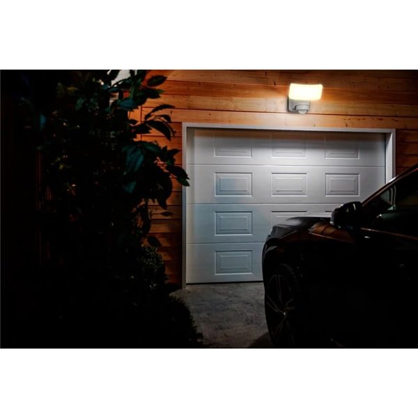 Aplique blanco con panel solar LED con sensor TYLUS ultraeficiente, 6W 3000K/5000K