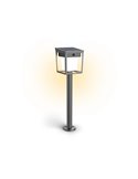 Baliza con pica al suelo exterior LED BLAISE, ultraeficiente 1,8W 3000K con panel solar
